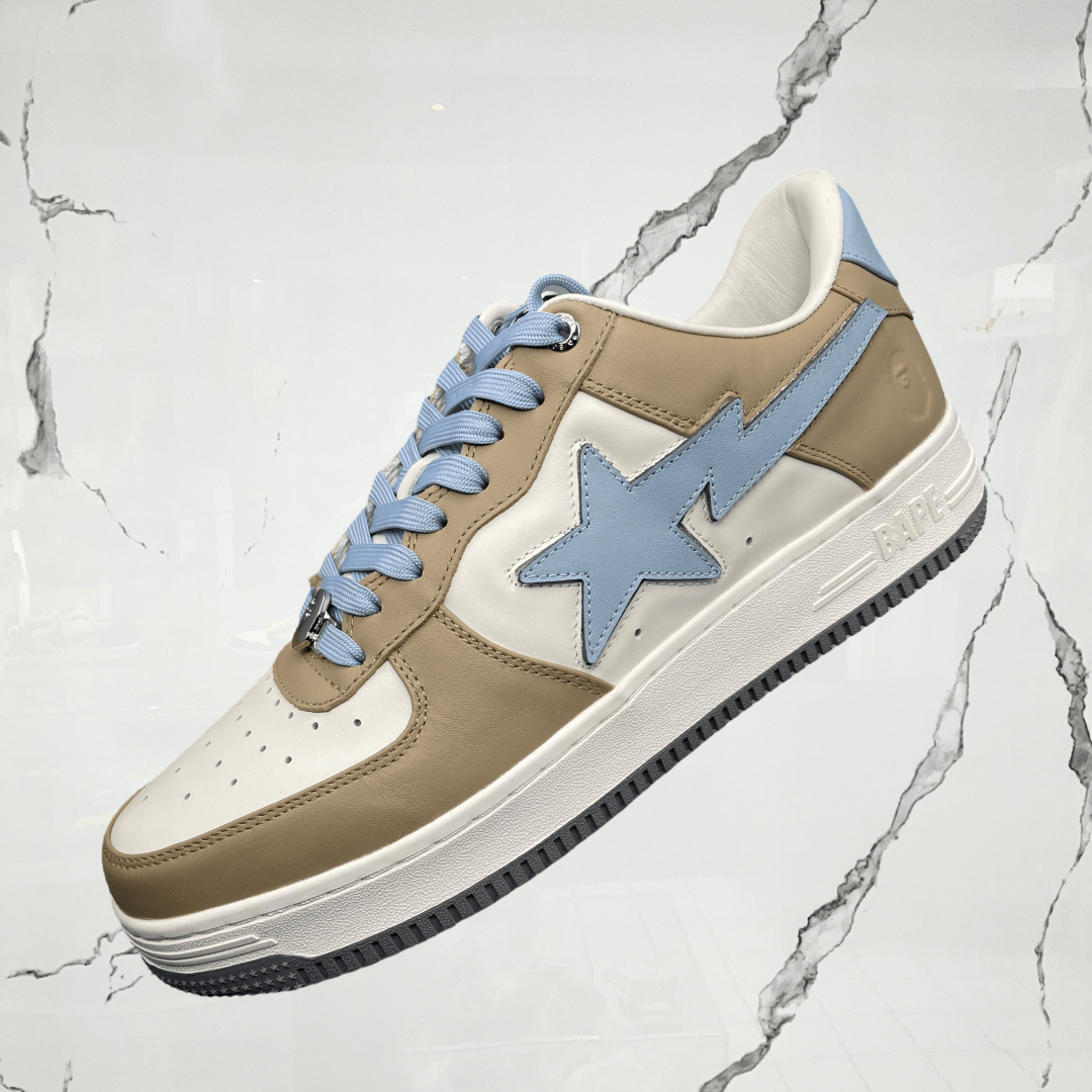 Bape Sta Low 4 Beige Sky Blue - Urban Utility
