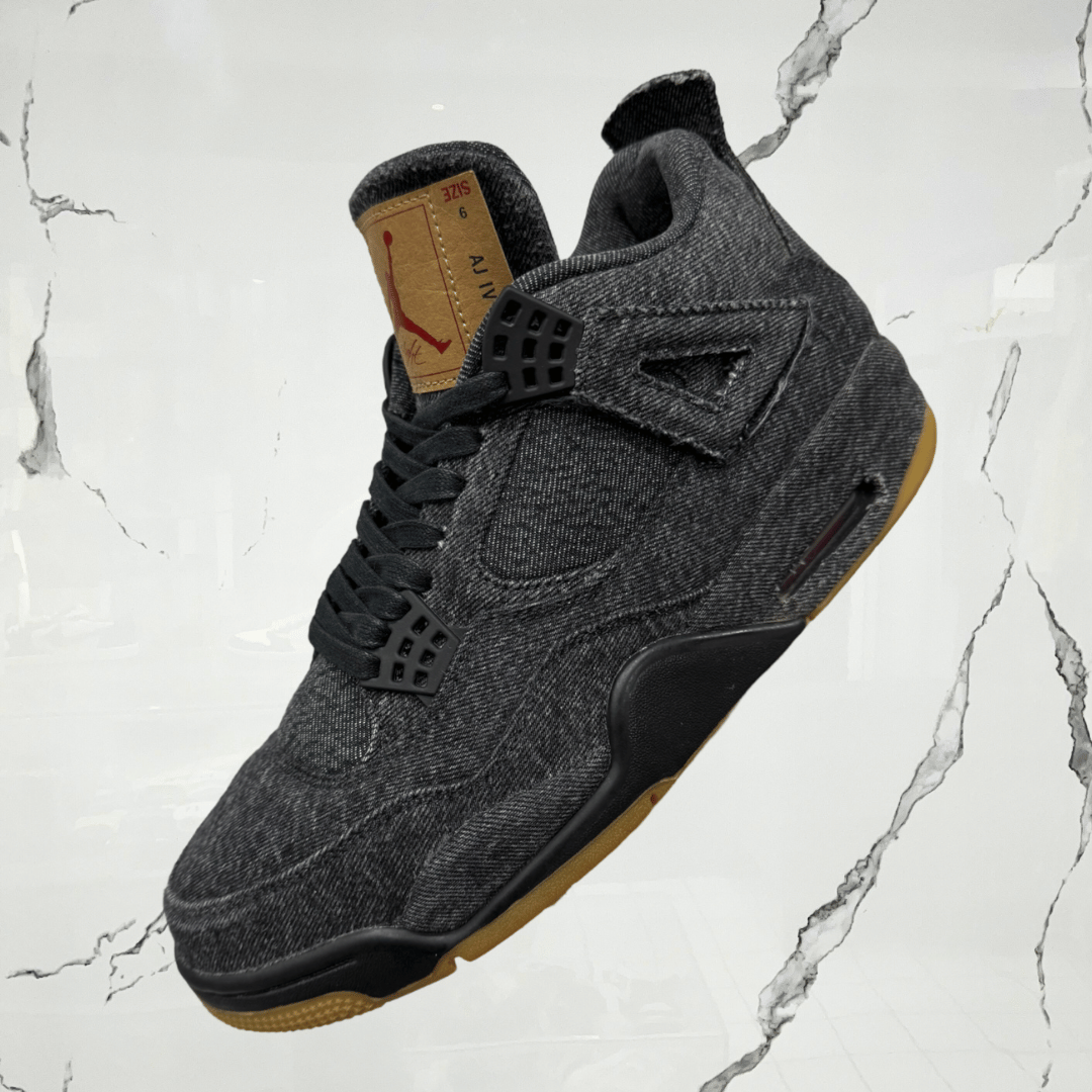 Jordan 4 Levis Black (Levis Tag)(De Uso) - Urban Utility