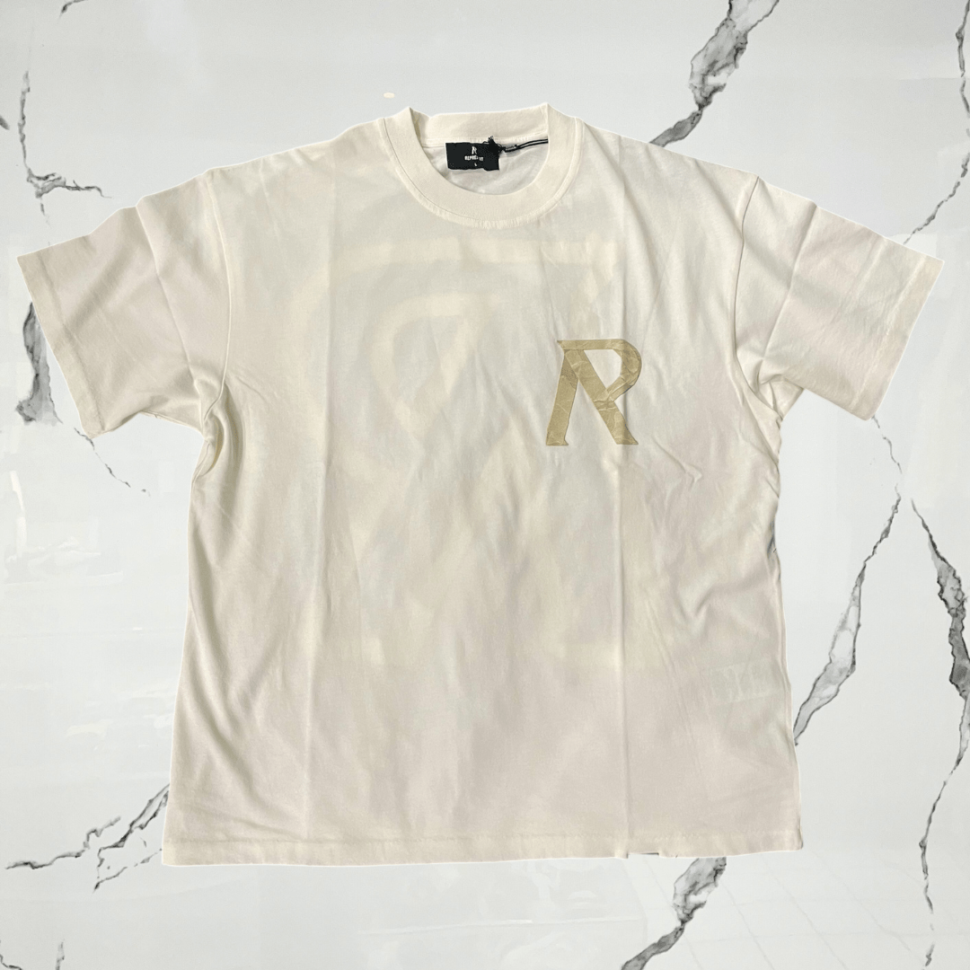 Represent Masking Tape Initial Flat WhiteT-shirt - Urban Utility