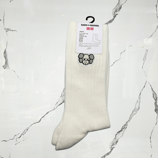 Kaws x Warhol Cream Kaws Socks - Urban Utility