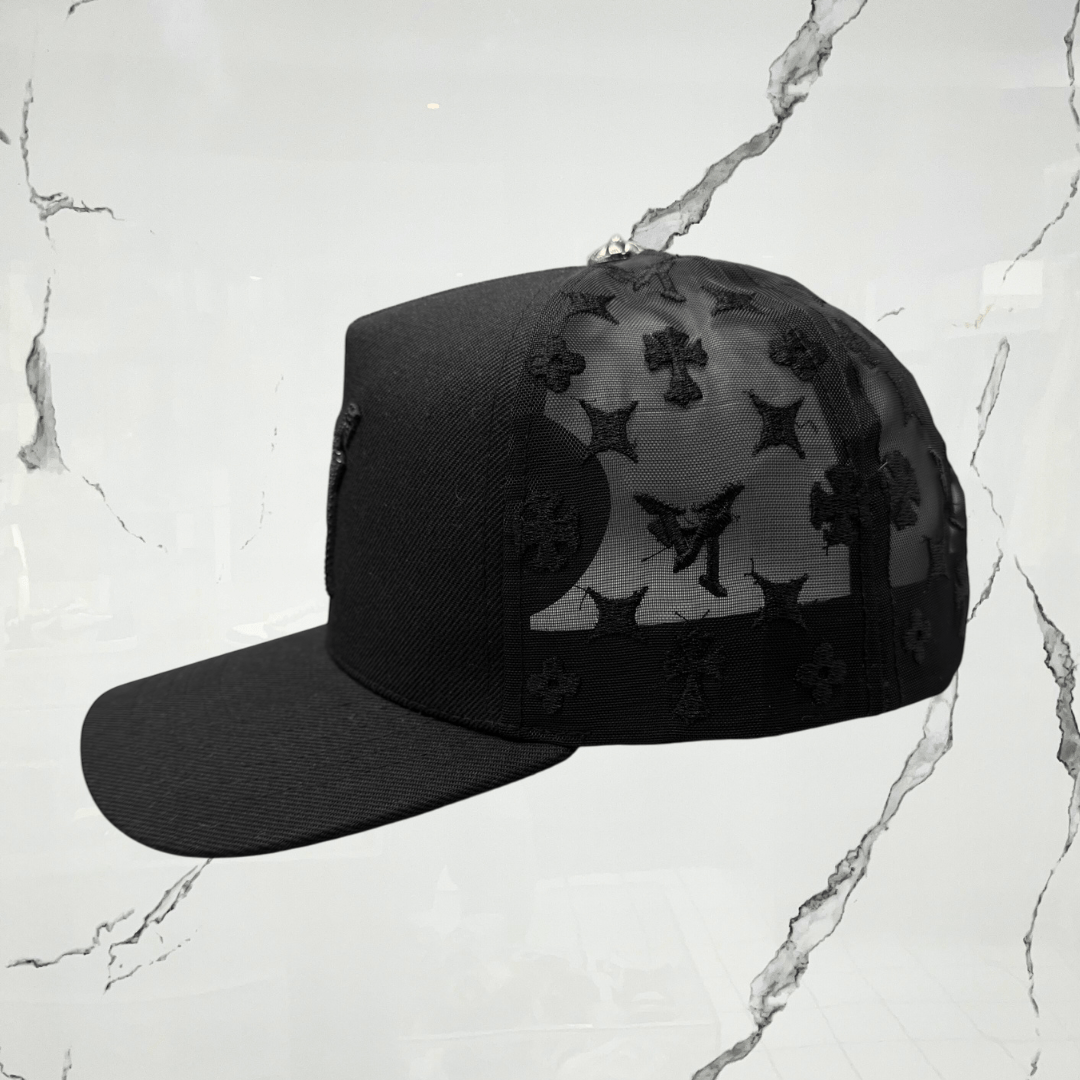 Prevail LA Crystal Monogram Black Cap - Urban Utility