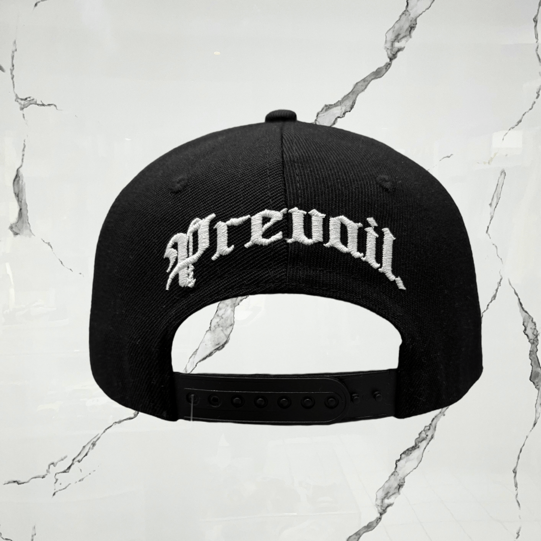 Prevail Black Grey Flames Cap - Urban Utility