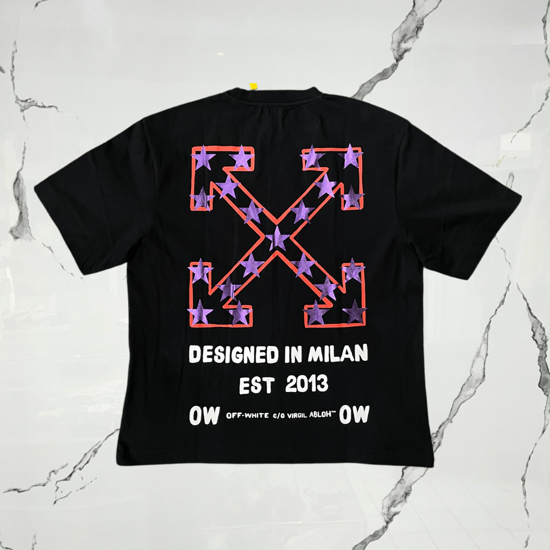 Off White Star Arrow Skate Black T-shirt - Urban Utility