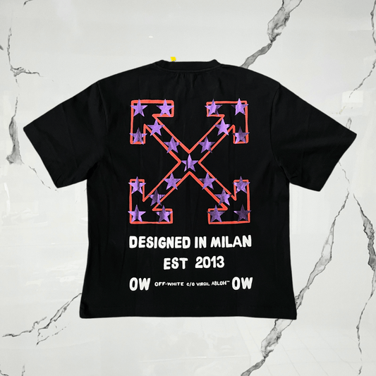 Off White Star Arrow Skate Black T-shirt - Urban Utility