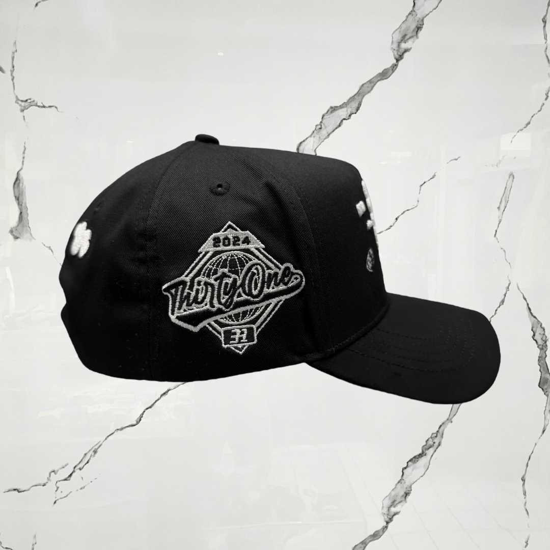 ThirtyOne Hats LA Clouds Black Cap - Urban Utility