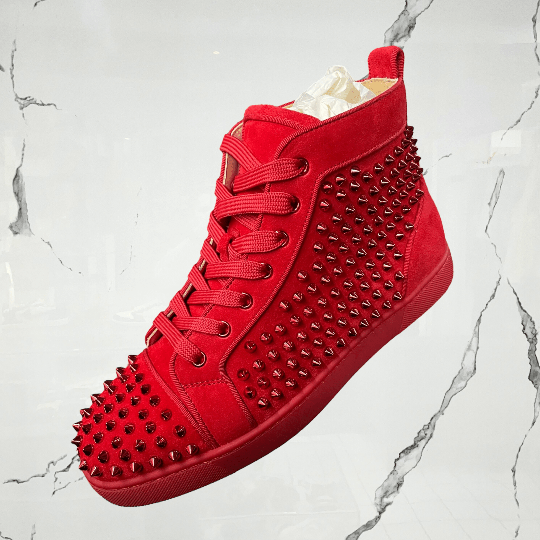 Christian Louboutin Orlato Flat Loubi Metal Red - Urban Utility