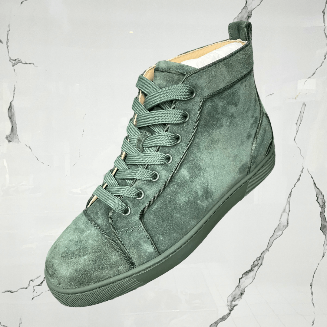 Christian Louboutin Fun Flat Foam Olive - Urban Utility