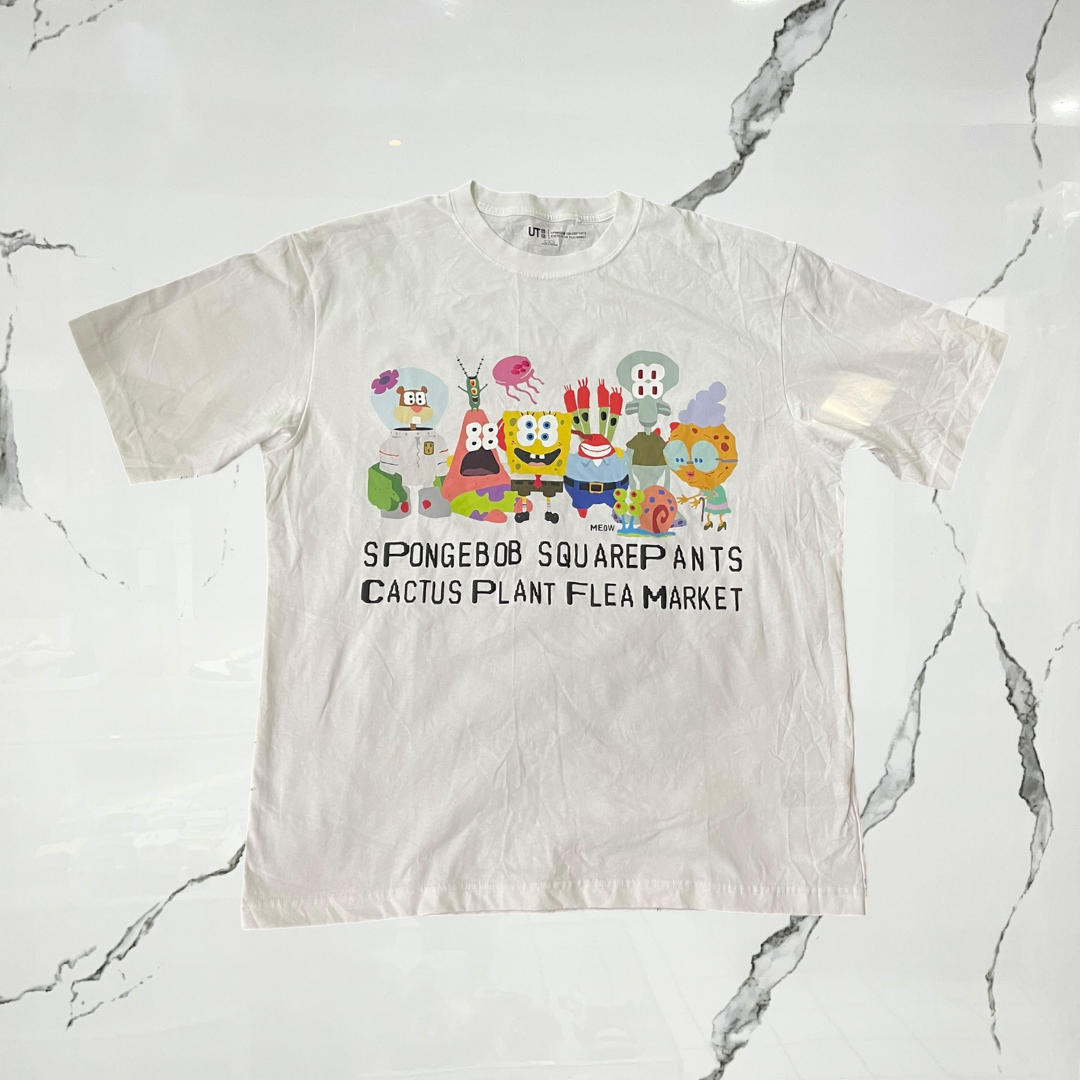 Uniqlo x CPFM Team Spongebob White