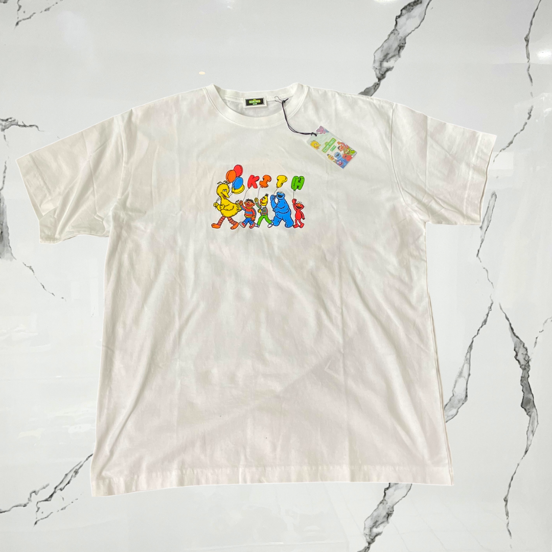 Kith x Sesame ST. Ballon White T-shirt