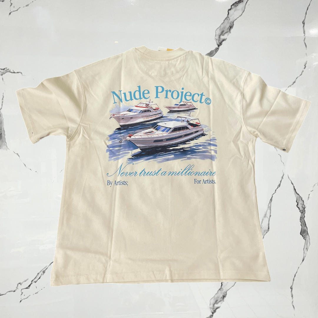 Nude Project Yatch Club Marshmallow T-shirt - Urban Utility