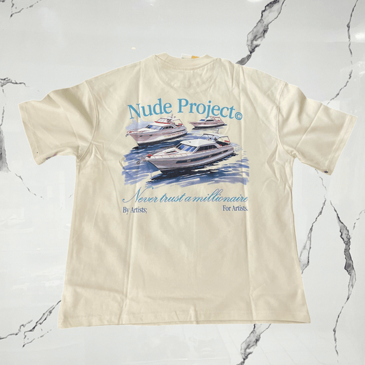 Nude Project Yatch Club Marshmallow T-shirt - Urban Utility