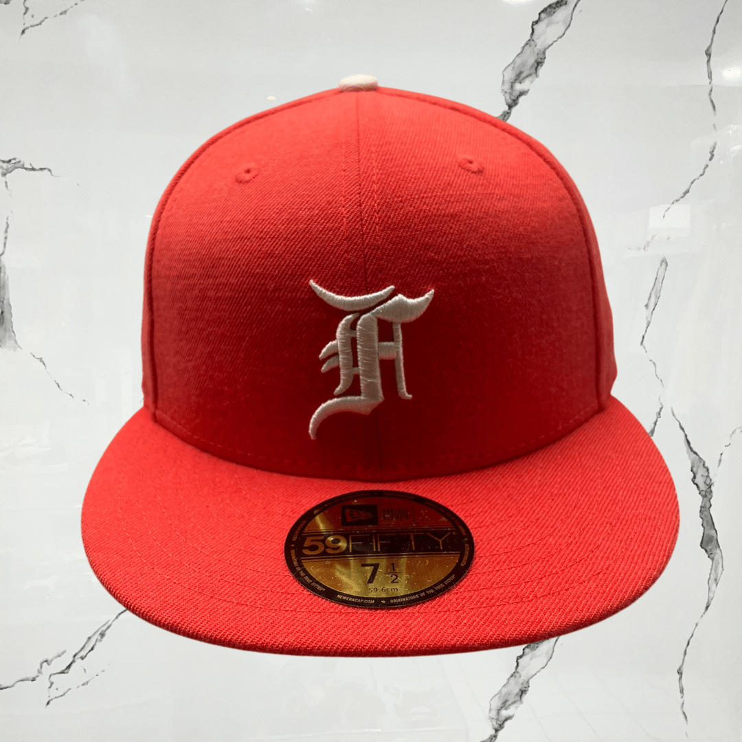 New Era Essentials 59Fifty Orange Cap - Urban Utility