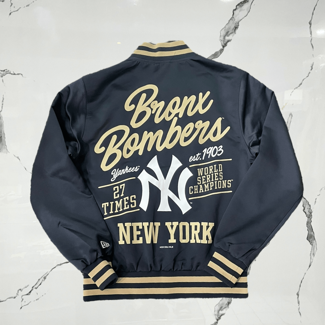 New Era Jacket Navy Satin New York - Urban Utility
