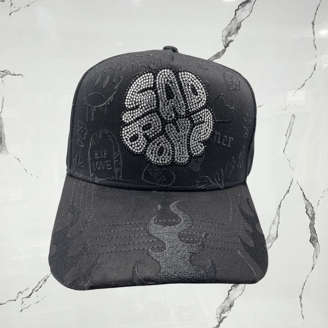 Dandy Hats Sad Boyz Crystal Black Cap - Urban Utility