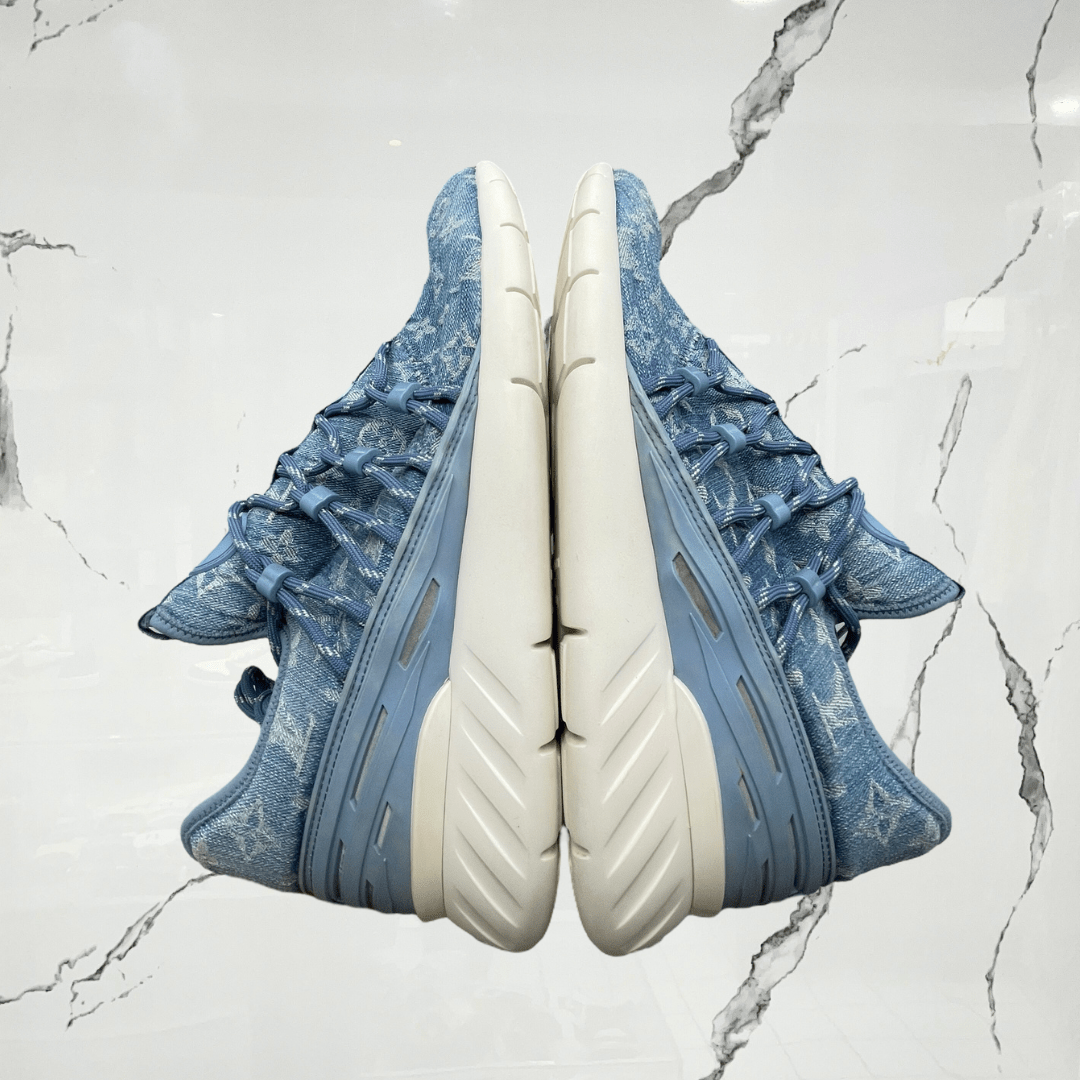 Louis Vuitton Flastane Denim Blue (De Uso) - Urban Utility