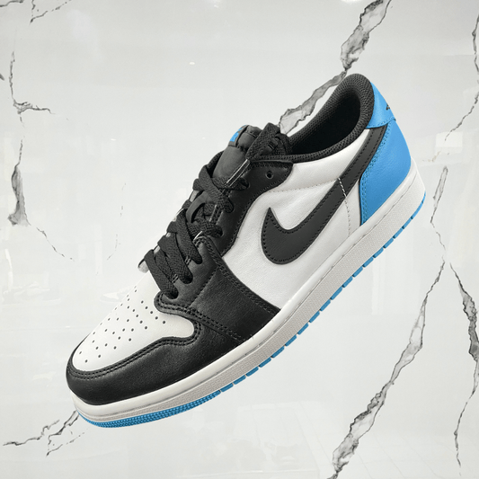 Jordan 1 Low OG Black Dark Powder Blue - Urban Utility