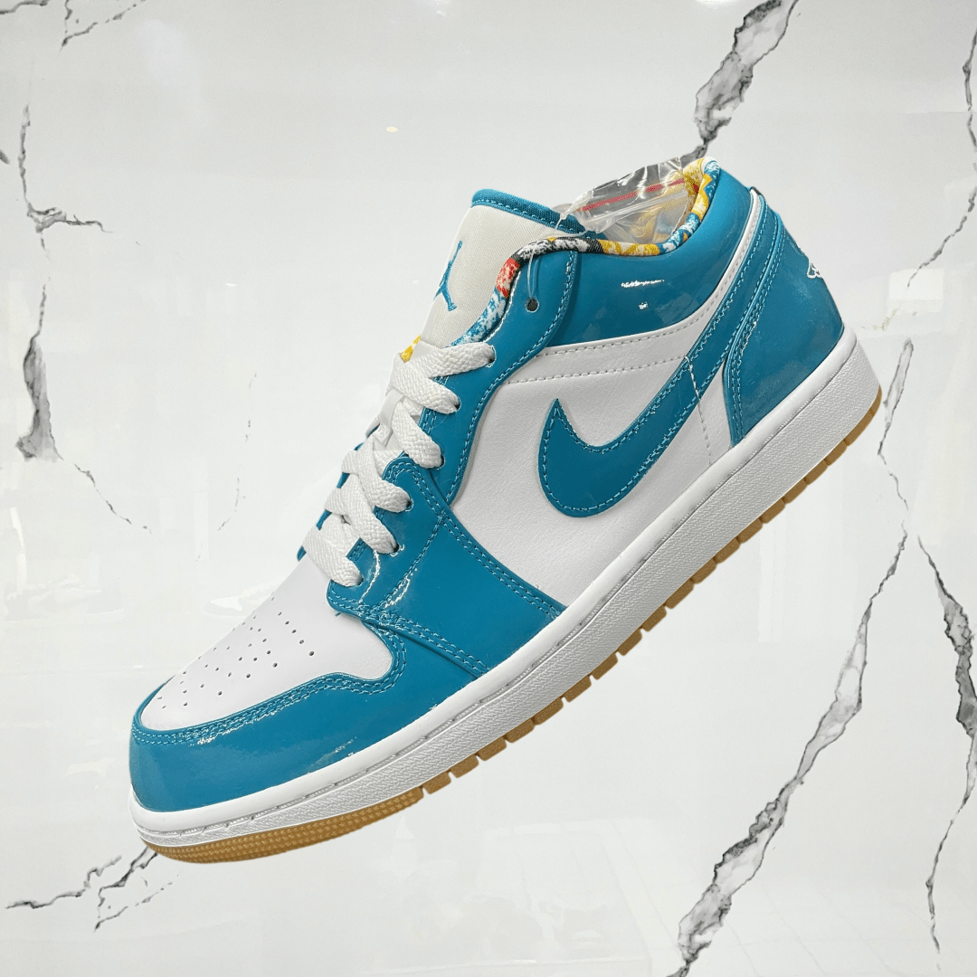 Jordan 1 Low Barcelona Cyber Teal - Urban Utility