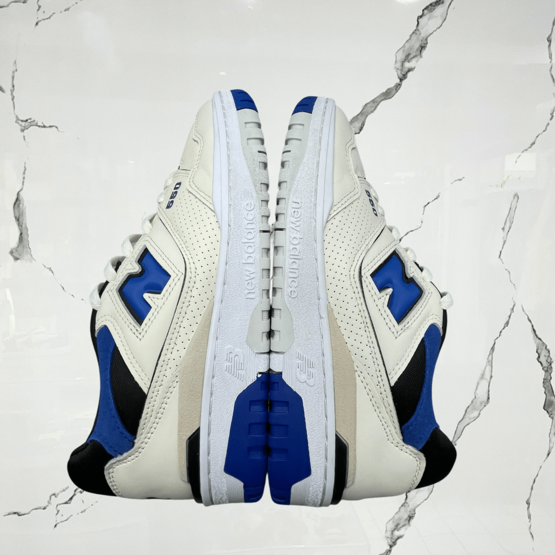 New Balance 550 Sea Salt Team Royal (De Uso) - Urban Utility