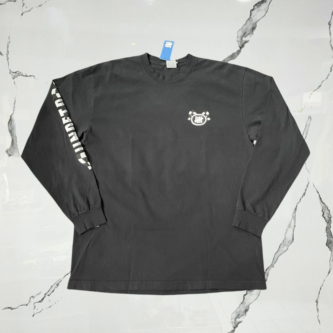 Undefeated Long Sleeve Drag Black T-shirt