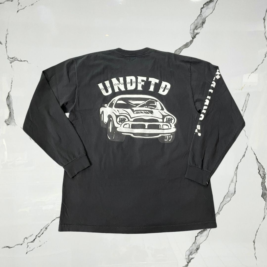 Undefeated Long Sleeve Drag Black T-shirt