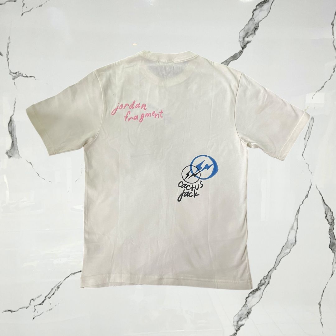 Travis Scott x Jordan x Fragment White T-shirt - Urban Utility