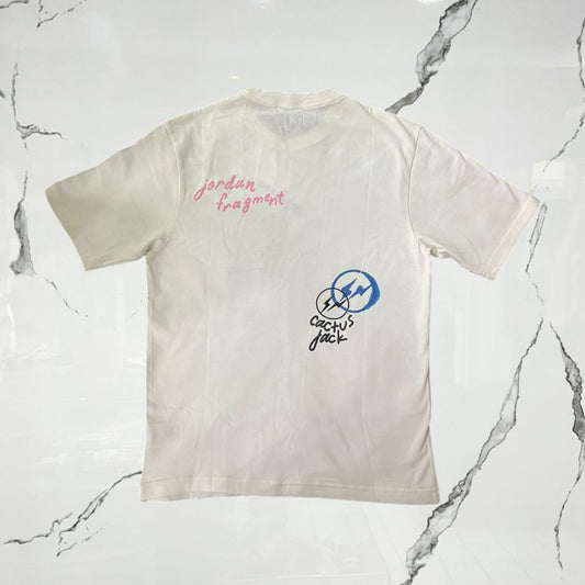 Travis Scott x Jordan x Fragment White T-shirt - Urban Utility