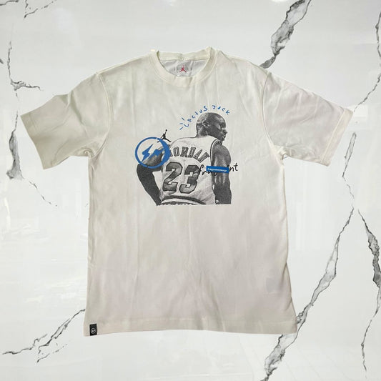 Travis Scott x Jordan x Fragment White T-shirt - Urban Utility