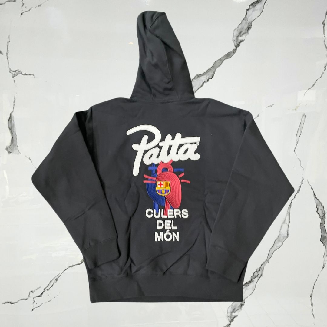 FC Barcelona x Patta Black Hoodie - Urban Utility