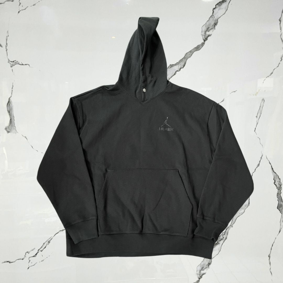 Jordan x A Ma Maniere Jacquard Black Hoodie - Urban Utility