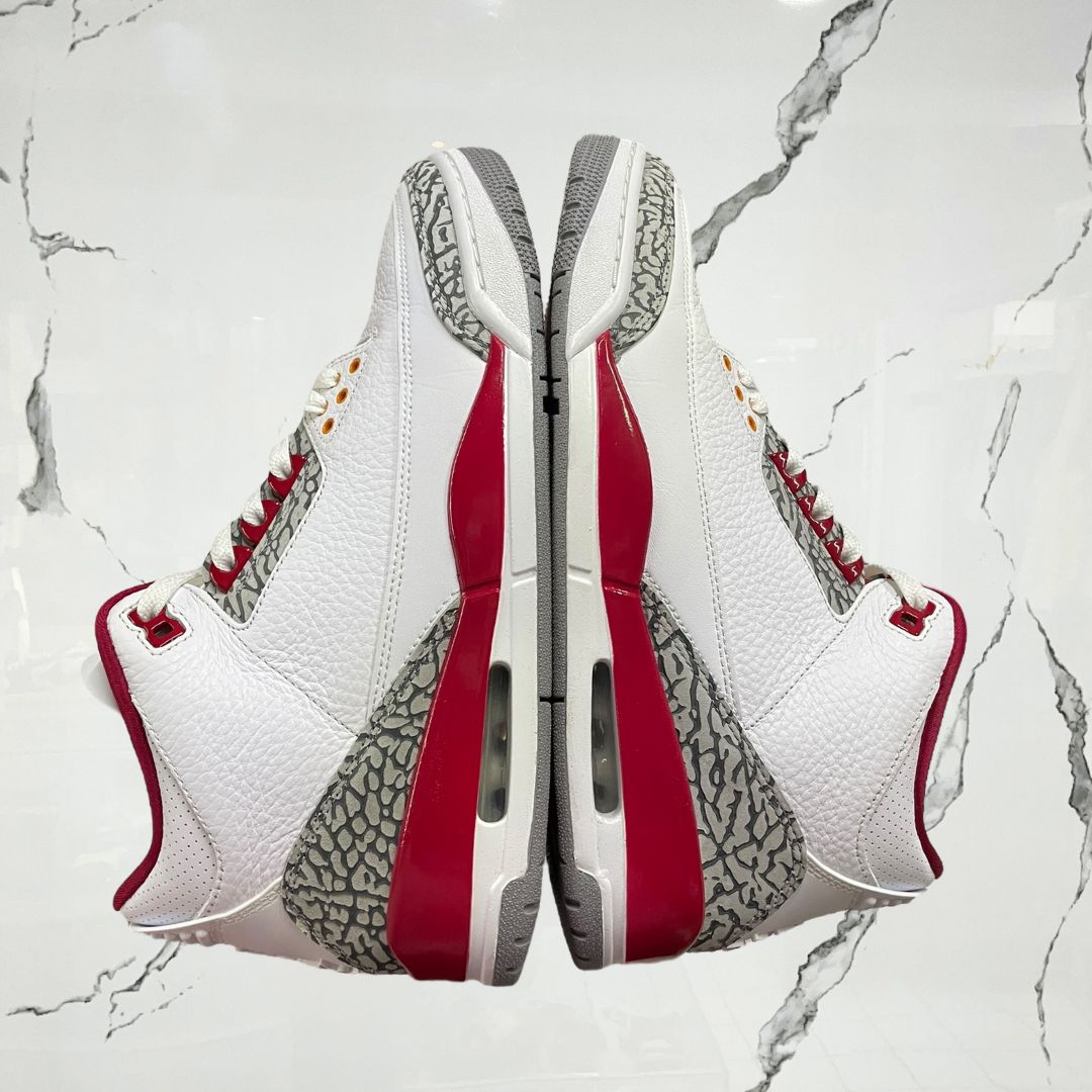 Jordan 3 Cardinal Red (De Uso) - Urban Utility