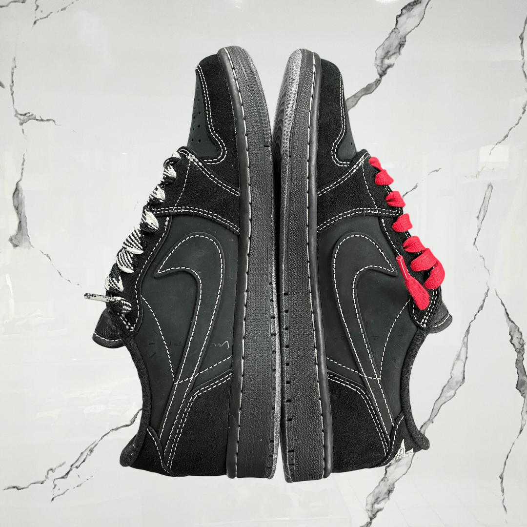 Jordan 1 Low Travis Scott Phantom Black (De Uso) - Urban Utility