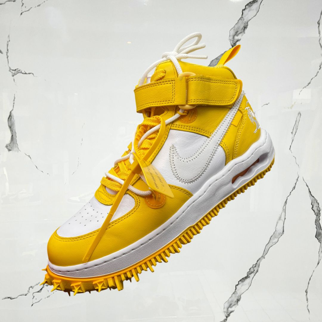 Air Force 1 Mid Off - White Varsity Maize (De Uso) - Urban Utility