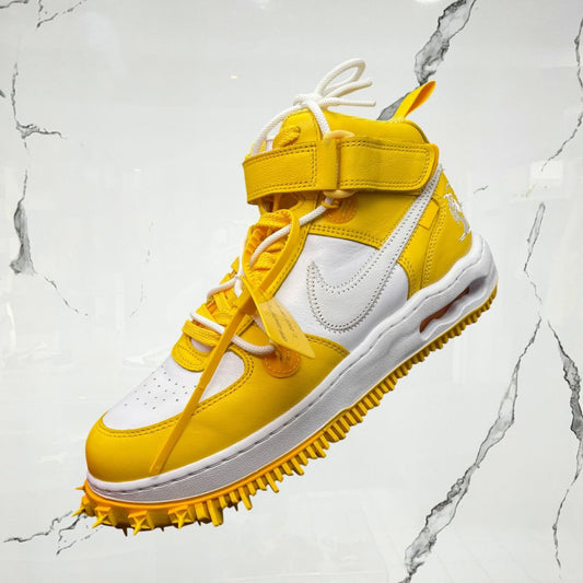Air Force 1 Mid Off - White Varsity Maize (De Uso) - Urban Utility