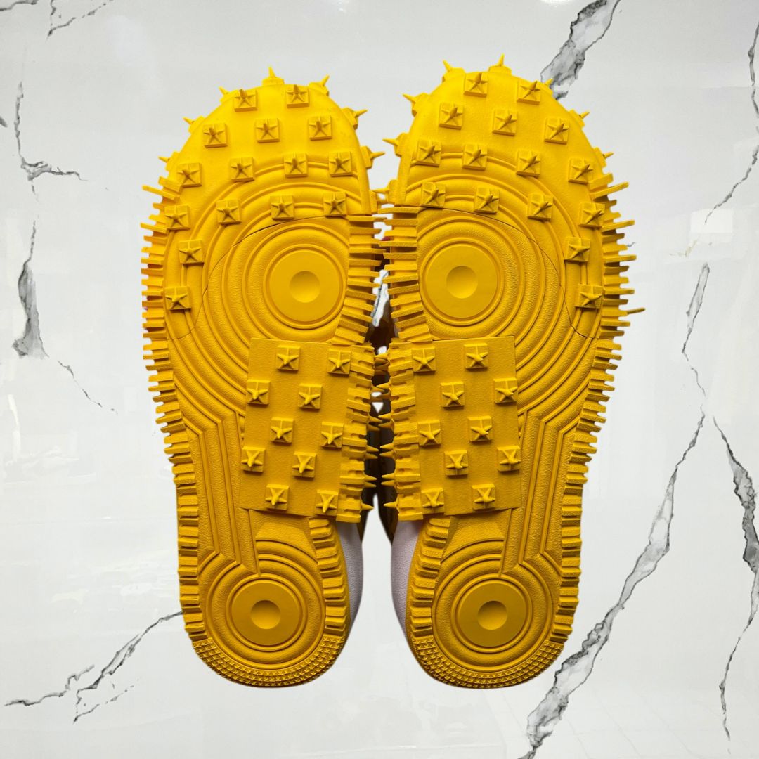 Air Force 1 Mid Off - White Varsity Maize (De Uso) - Urban Utility