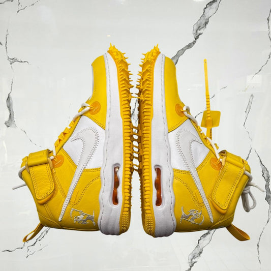 Air Force 1 Mid Off - White Varsity Maize (De Uso) - Urban Utility