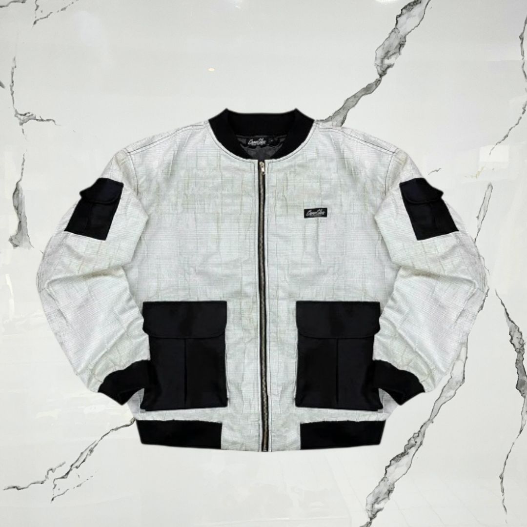 CrowStar Texturized Bomber Jacket - Urban Utility