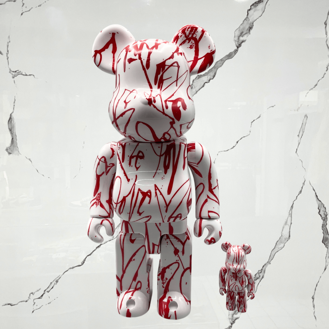 Bearbrick x Curtis Kulig LOVE ME 100% & 400% Set - Urban Utility