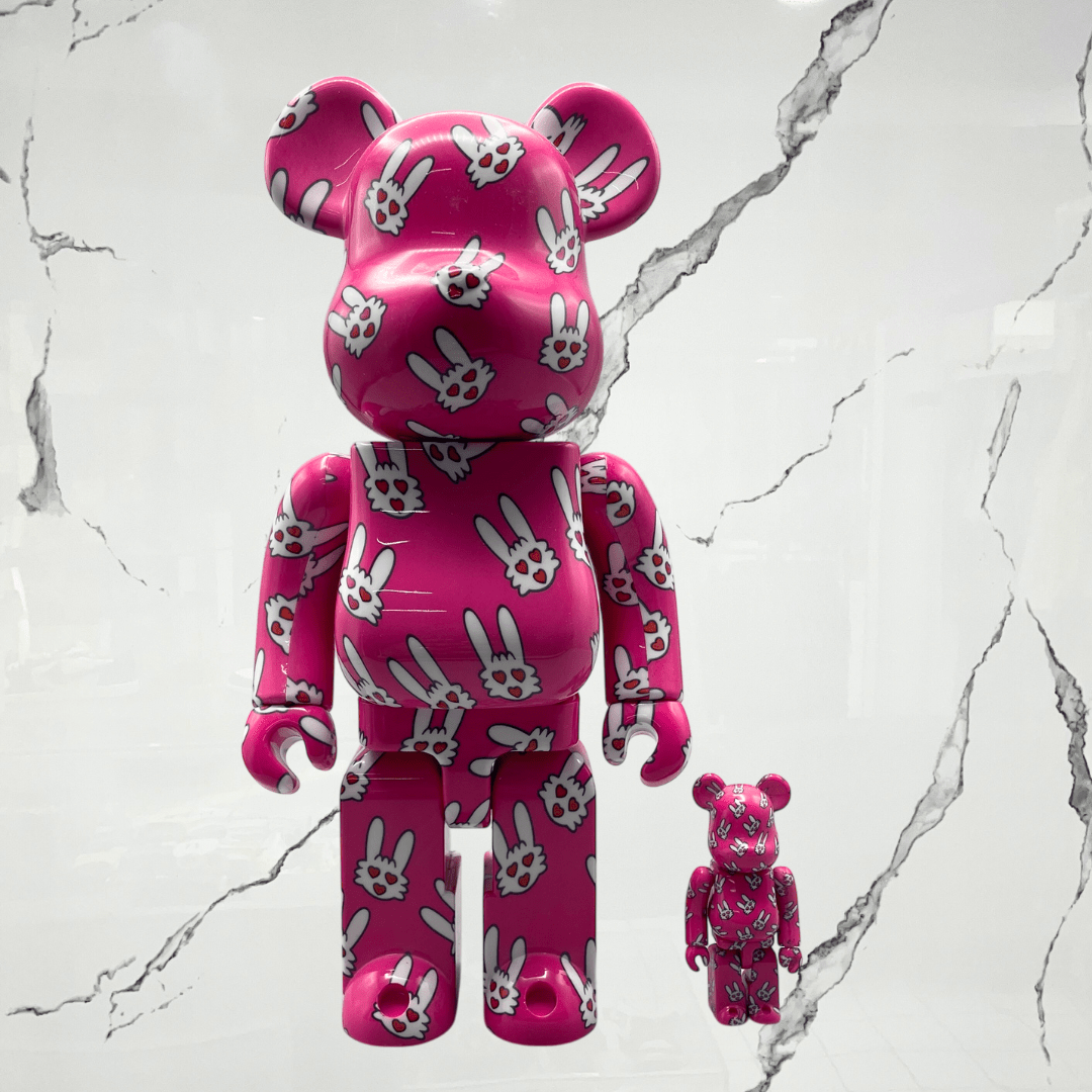 Bearbrick Human grouper (Kiyoshiro Imawano 50th Celebration) 100% & 400% Set - Urban Utility
