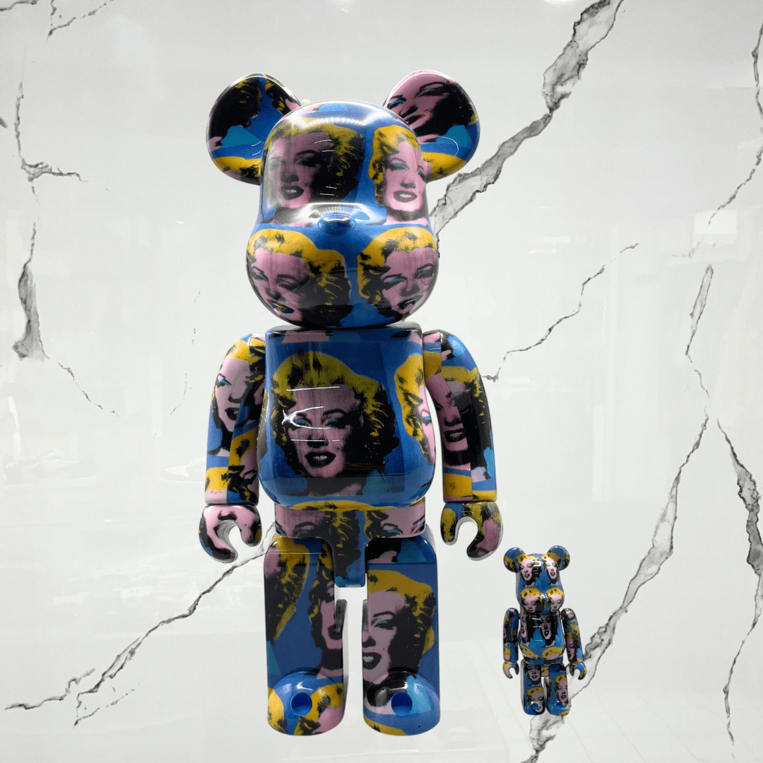 Bearbrick x Andy Warhol x Marily Monroe 100% & 400% Set - Urban Utility