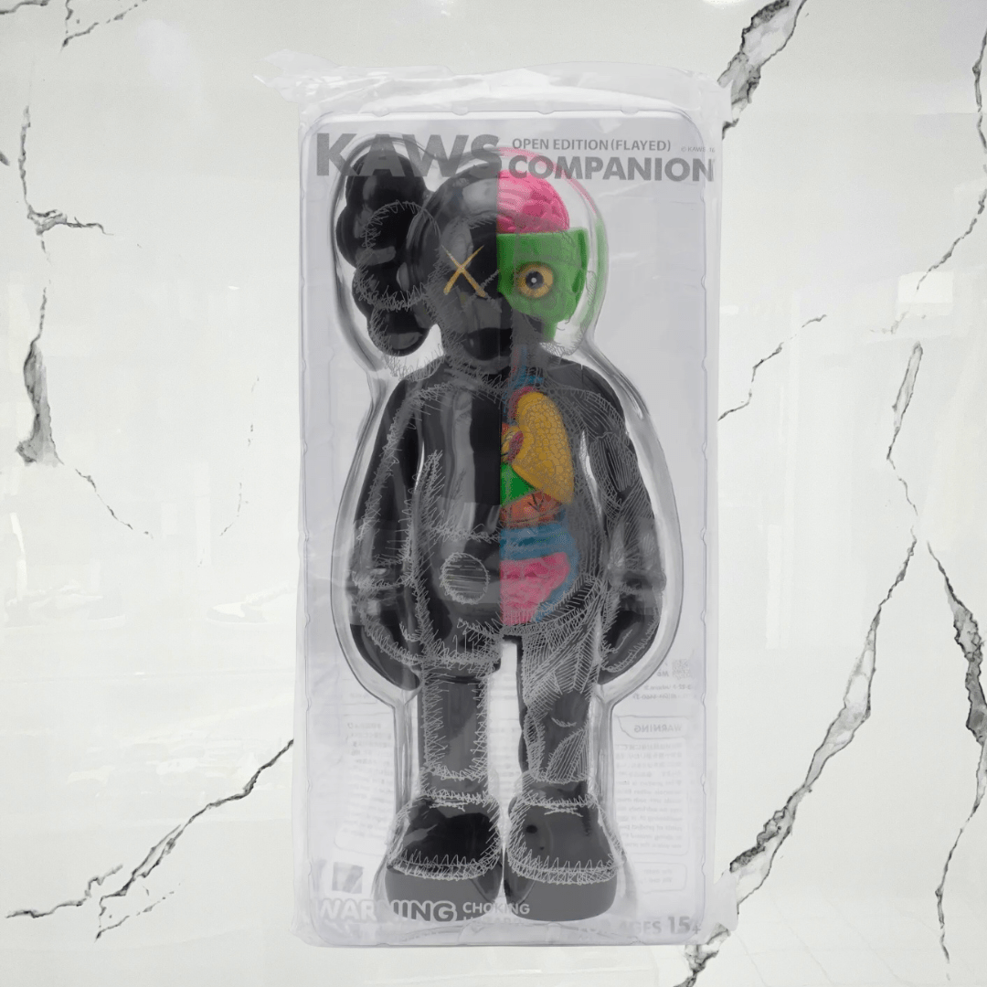 Bearbrick Kaws Companion (Flayed) Open Edition Black - Urban Utility