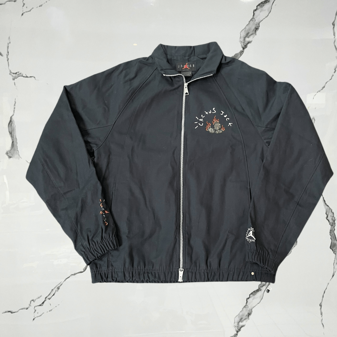 Travis Scott x Jordan Woven Jacket Black - Urban Utility