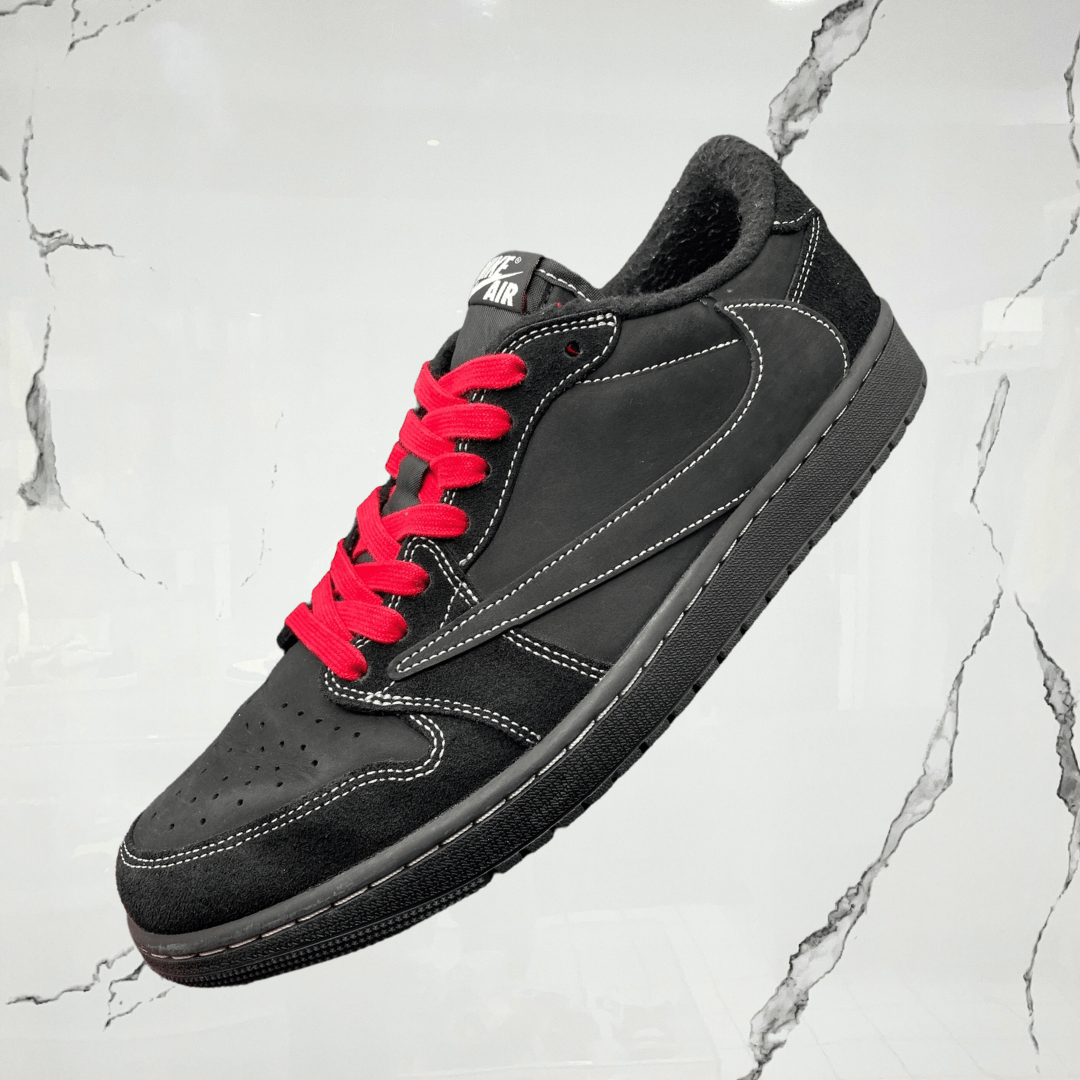 Jordan 1 Low Travis Scott Black Phantom (De Uso) - Urban Utility