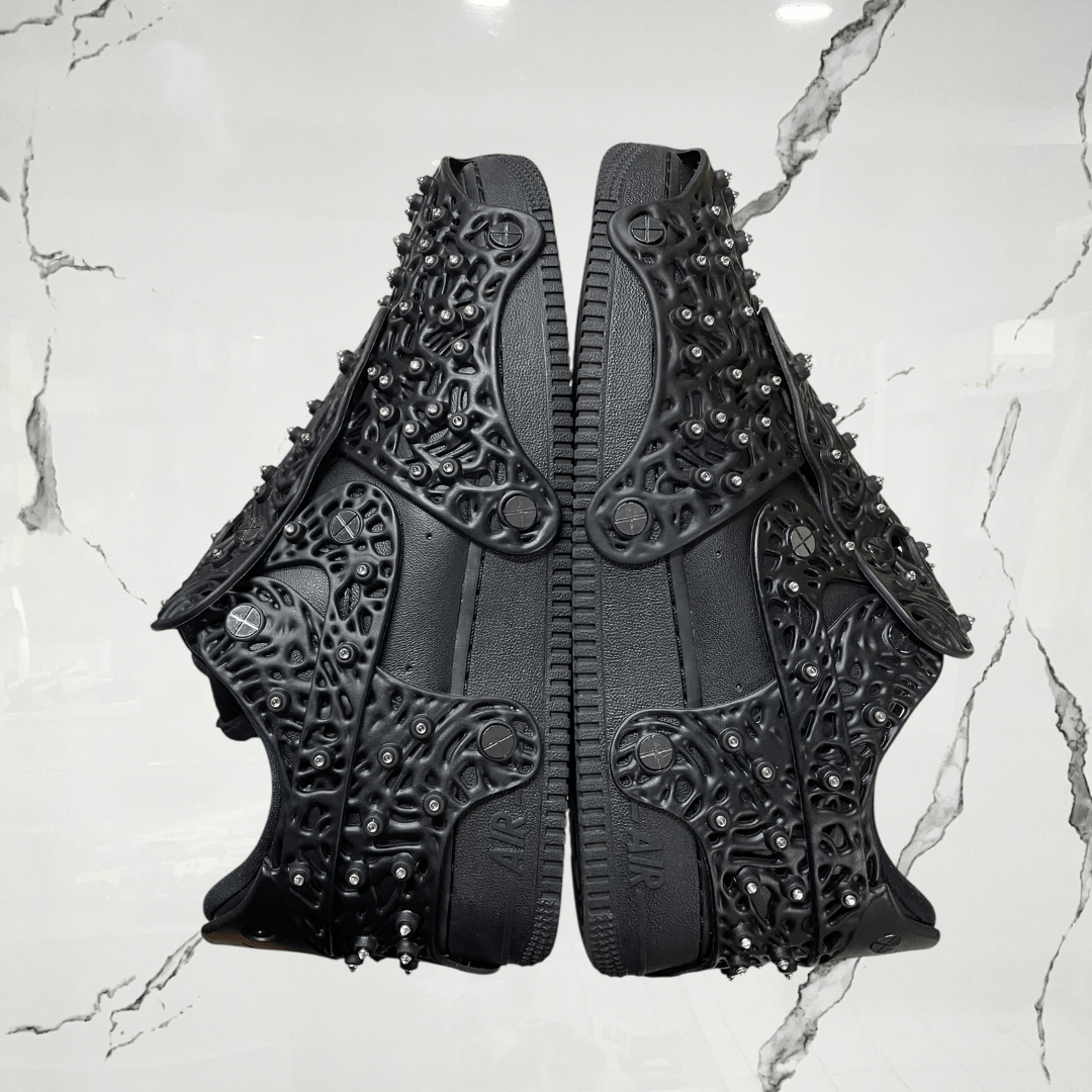 Air Force 1 Low Swarovski Retroreflective Crystals Black (w) (De Uso) - Urban Utility