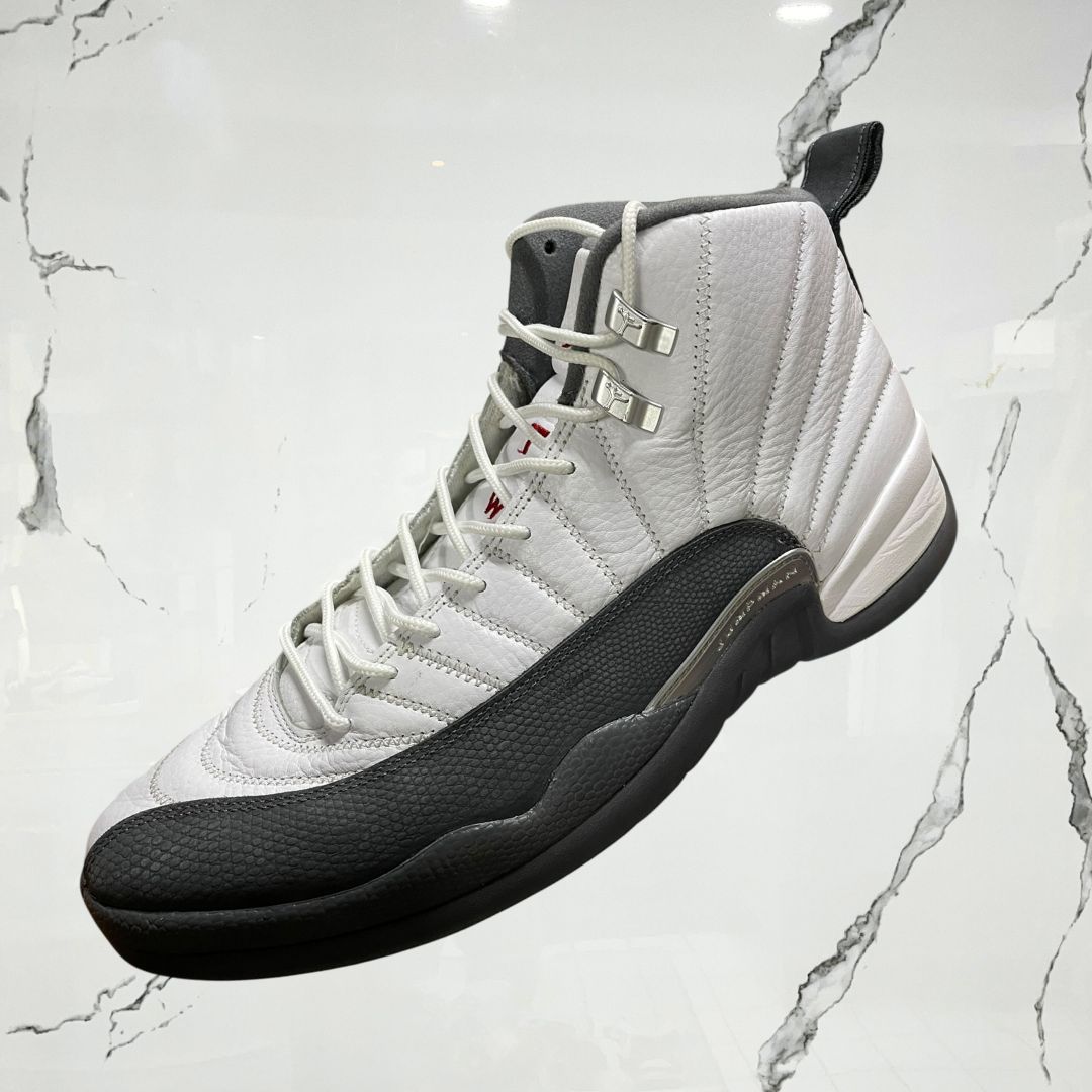 Jordan 12 White Dark Grey (De Uso) - Urban Utility