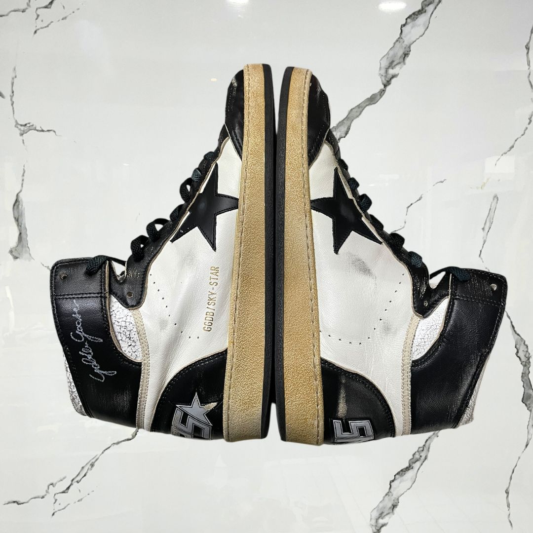 Golden Goose Sky Star White Black Ice (De Uso) - Urban Utility