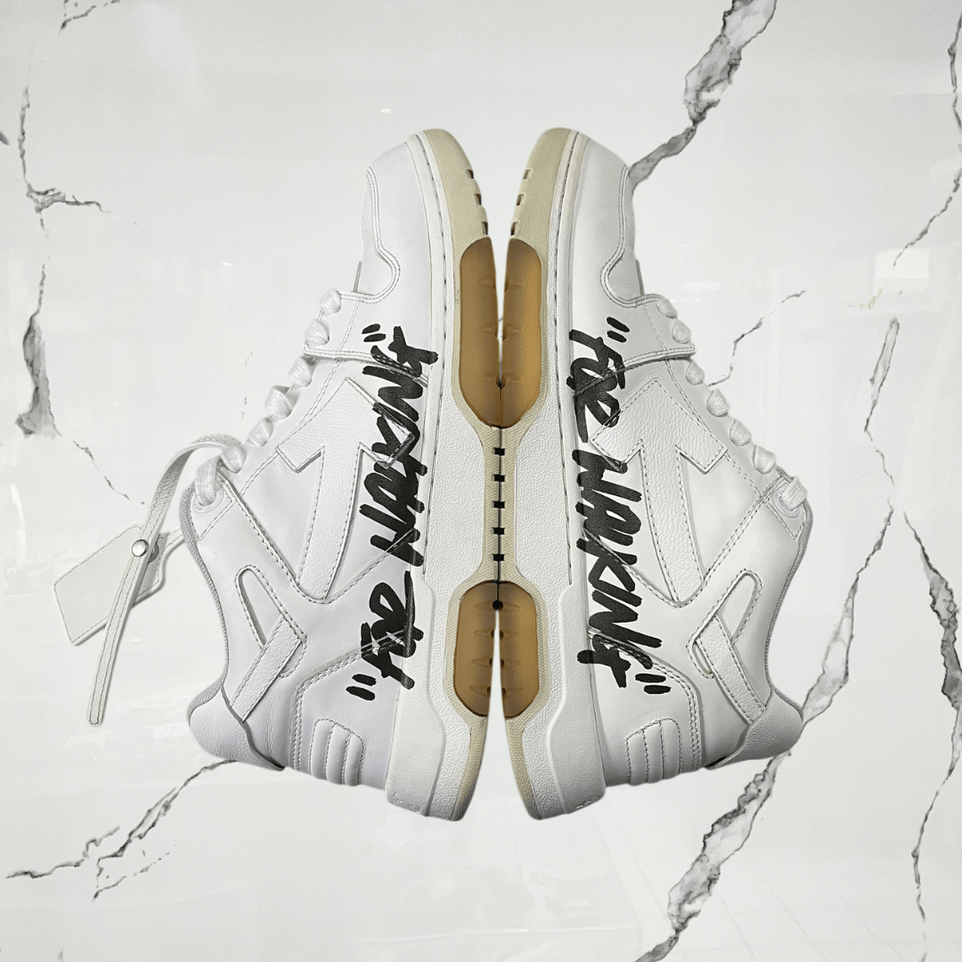 Off White Out Of Office OOO Low White Black (De Uso) - Urban Utility