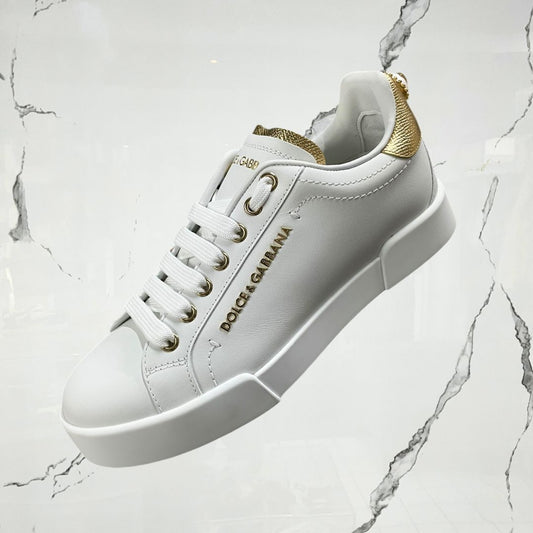Dolce Gabbana Portofino White Pearl Metallic Gold - Urban Utility