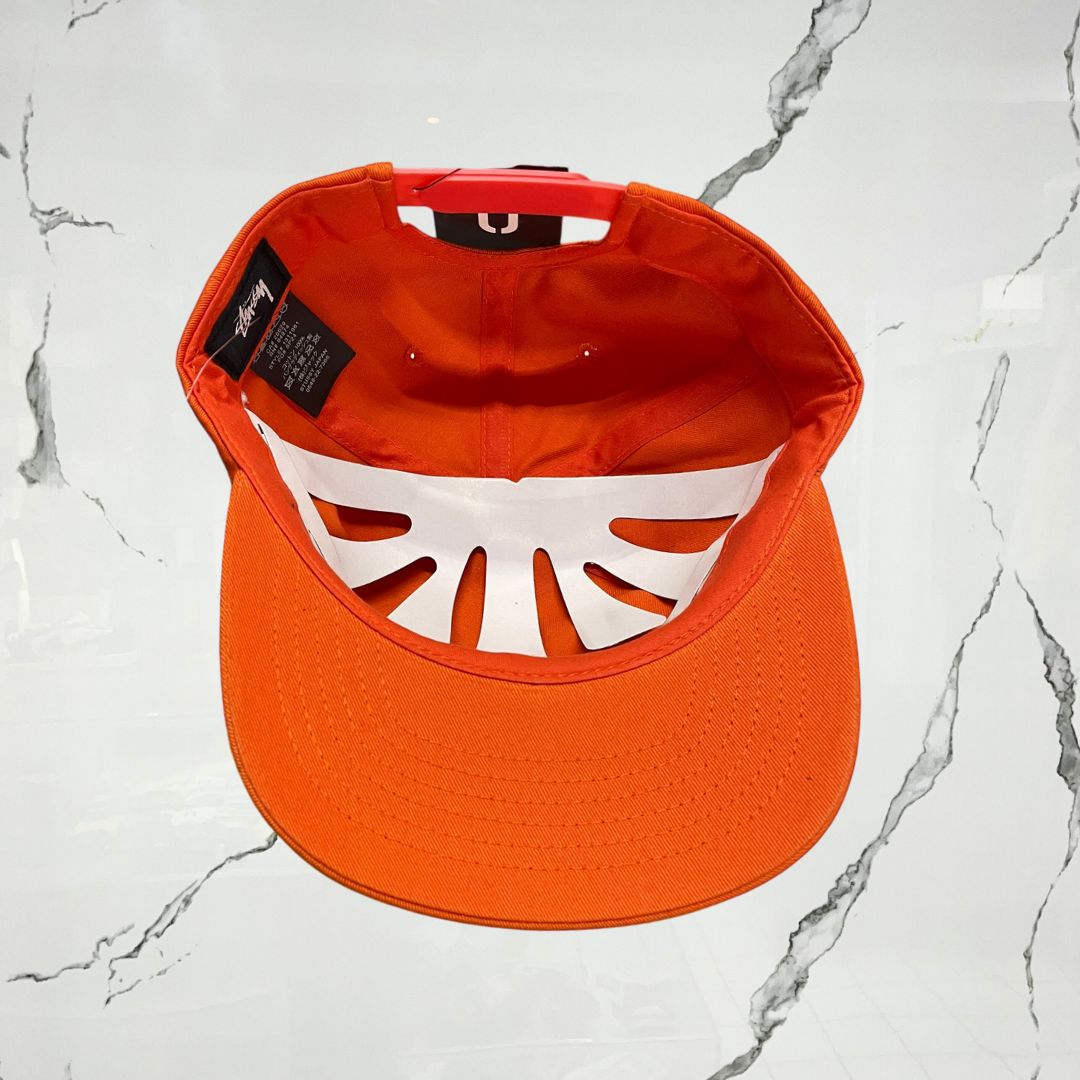 Stussy Chenille Orange Cap - Urban Utility
