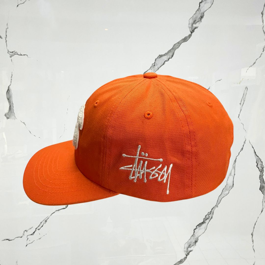 Stussy Chenille Orange Cap - Urban Utility