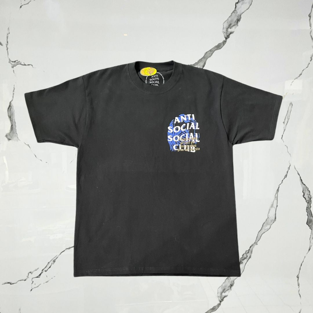 Anti Social Social Club x Sad Boyz Black Blue T-shirt - Urban Utility